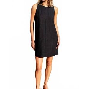 NEW EMERSON FRY marcelle shift dress in black beauty
